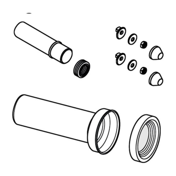 Schell Verbindungsrohre 45/90 für Montus Spülkasten 12cm