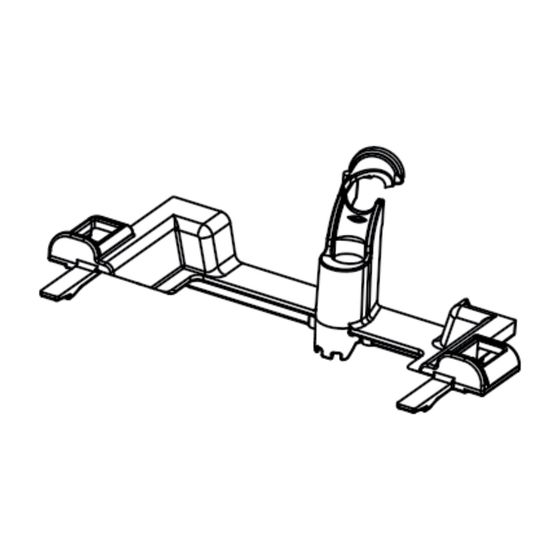 Schell Montus Flow Schlauchhaltebrücke für Spülkasten 12cm