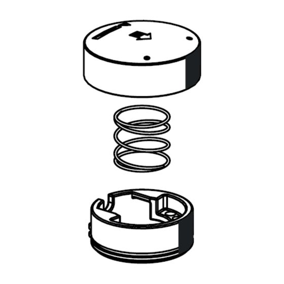 Schell Petit SC-M Betätigungsgriff Druckfeder, Blendring, Chrom