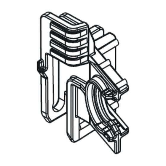 Schell Montus Halter für Füllventil, Unterputz Spülkasten 12cm