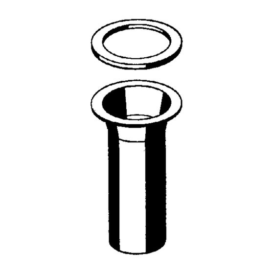 Schell Rohrstutzen, Dichtring für Venezia WC-Spülarmatur