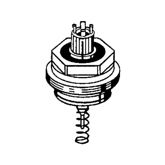 Schell Verschlusskopf für WC-Spülarmatur, Niederdruck