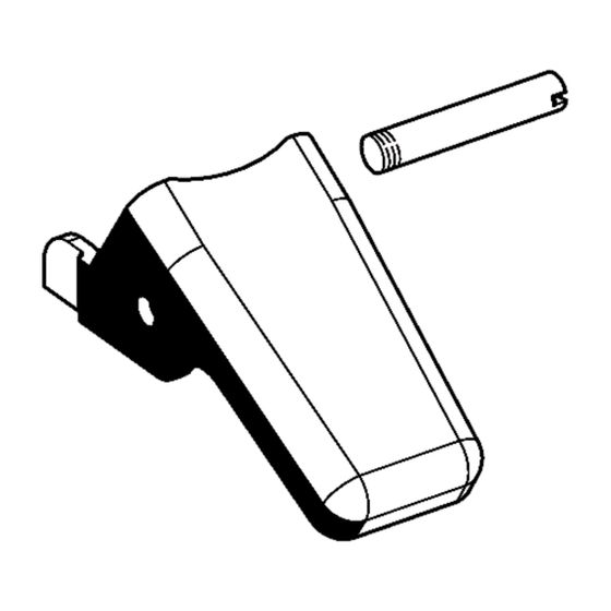 Schell Betätigungshebel für Schellomat Druckspüler, Modell 2011, Chrom