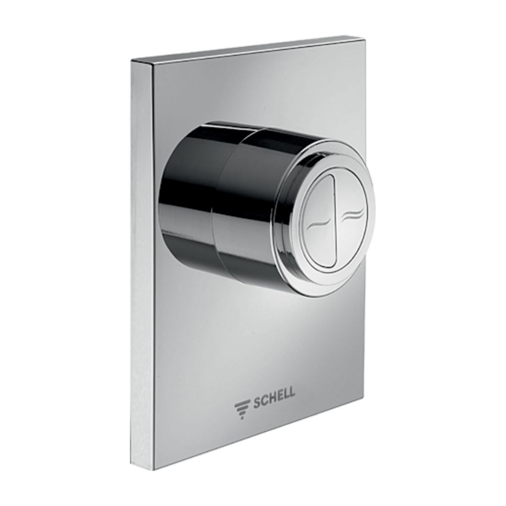 Schell Edition Eco ND WC Betätigungsplatte 100 Niederdruck, Einbautiefe 100-160mm, Ch... SCHELL-028240699 4021163155594 (Abb. 1)