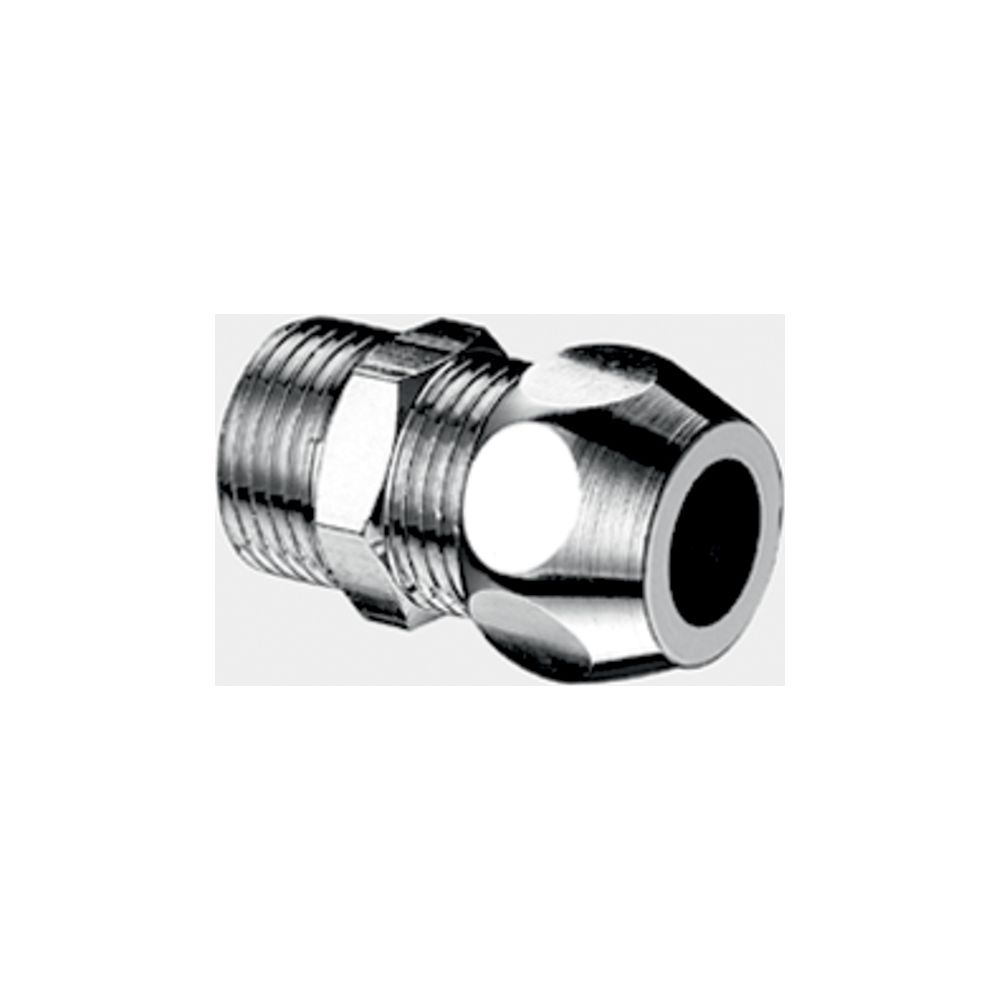 Schell Gerade Verschraubung DN 10 G 3/8" AG x 3/8" AG, d. 8mm, Chrom... SCHELL-064000699 4021163108101 (Abb. 1)