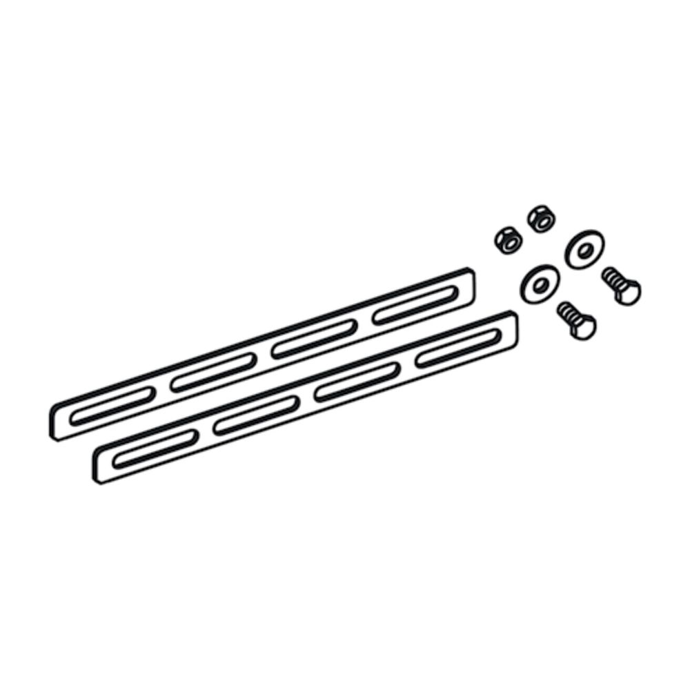 Schell Befestigungsset ohne Rahmen für Montus Spülkasten 12cm... SCHELL-292310099 4021163169973 (Abb. 1)