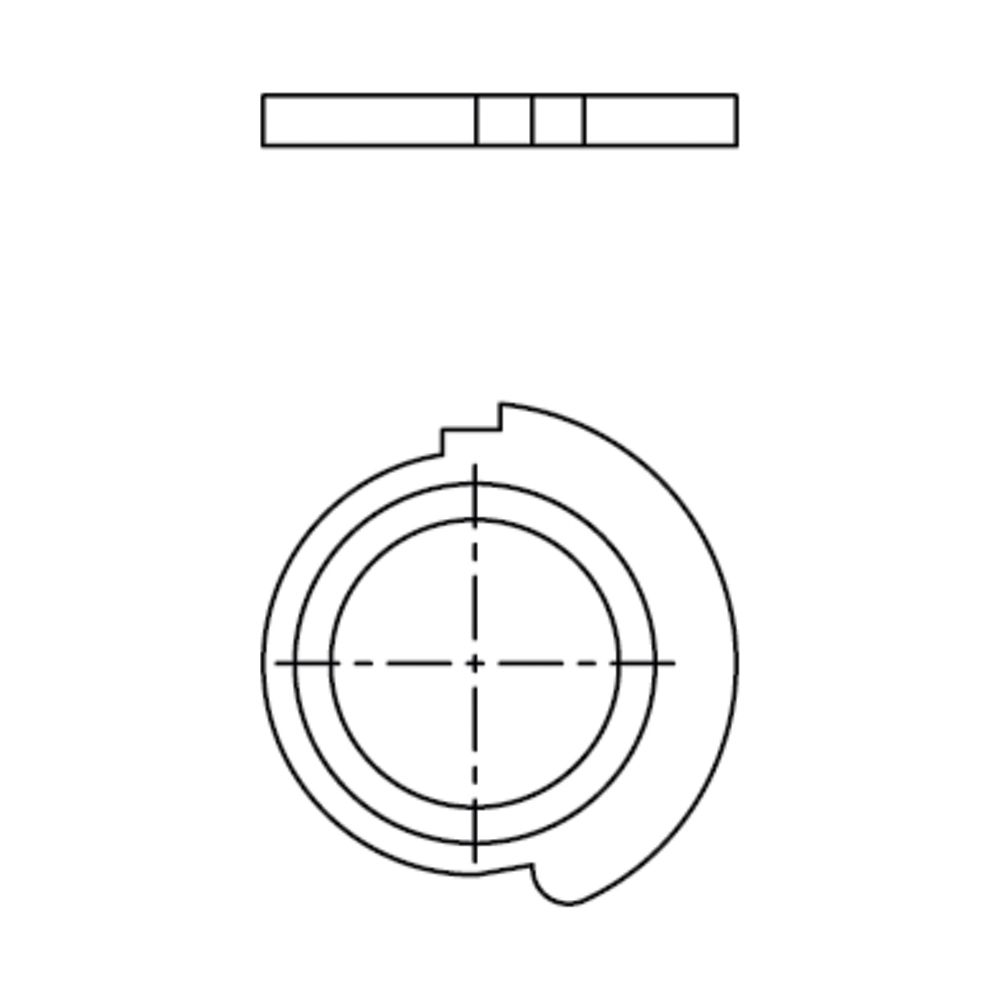 Schell Arretierscheibe Thermostatknopf Anschlag Verbrühschutz / maximal Temperatur... SCHELL-776730099 4021163158540 (Abb. 2)