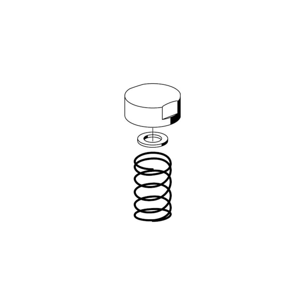 Schell Druckknopf für Schellomat Urinal-Spülarmatur, Chrom... SCHELL-230010699 4021163114553 (Abb. 1)