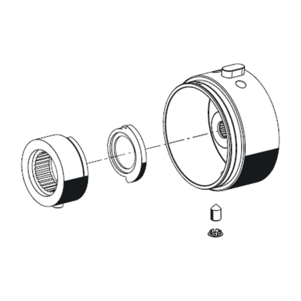 Schell Vitus Betätigungsknopf Thermostat, Chrom... SCHELL-231030699 4021163159981 (Abb. 1)