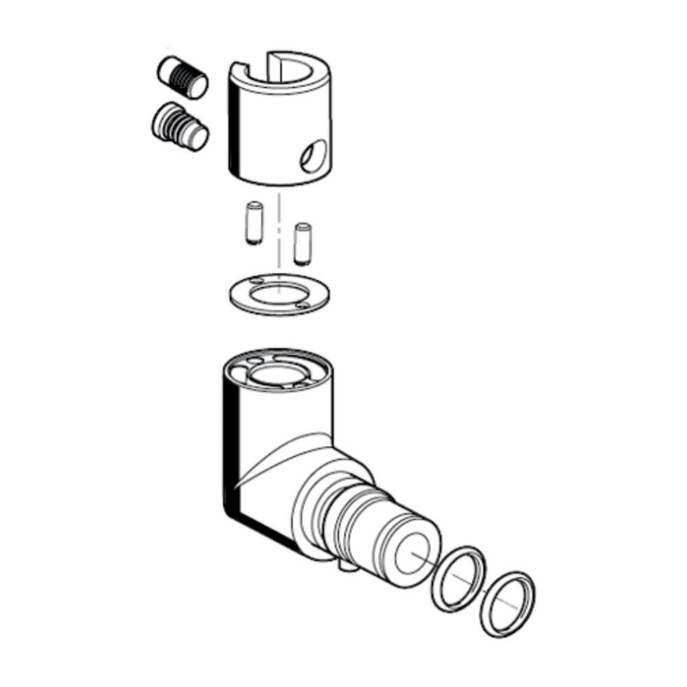 Schell Vitus Auslaufwinkel für Aufputz Waschtischarmatur... SCHELL-247680699 4021163161328 (Abb. 1)