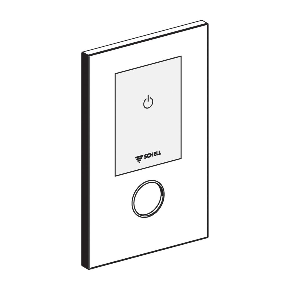 Schell Linus D-E-T Frontplatte für Unterputz Dusche, 273mm x 173mm, Edelstahl... SCHELL-252342899 4021163158458 (Abb. 1)