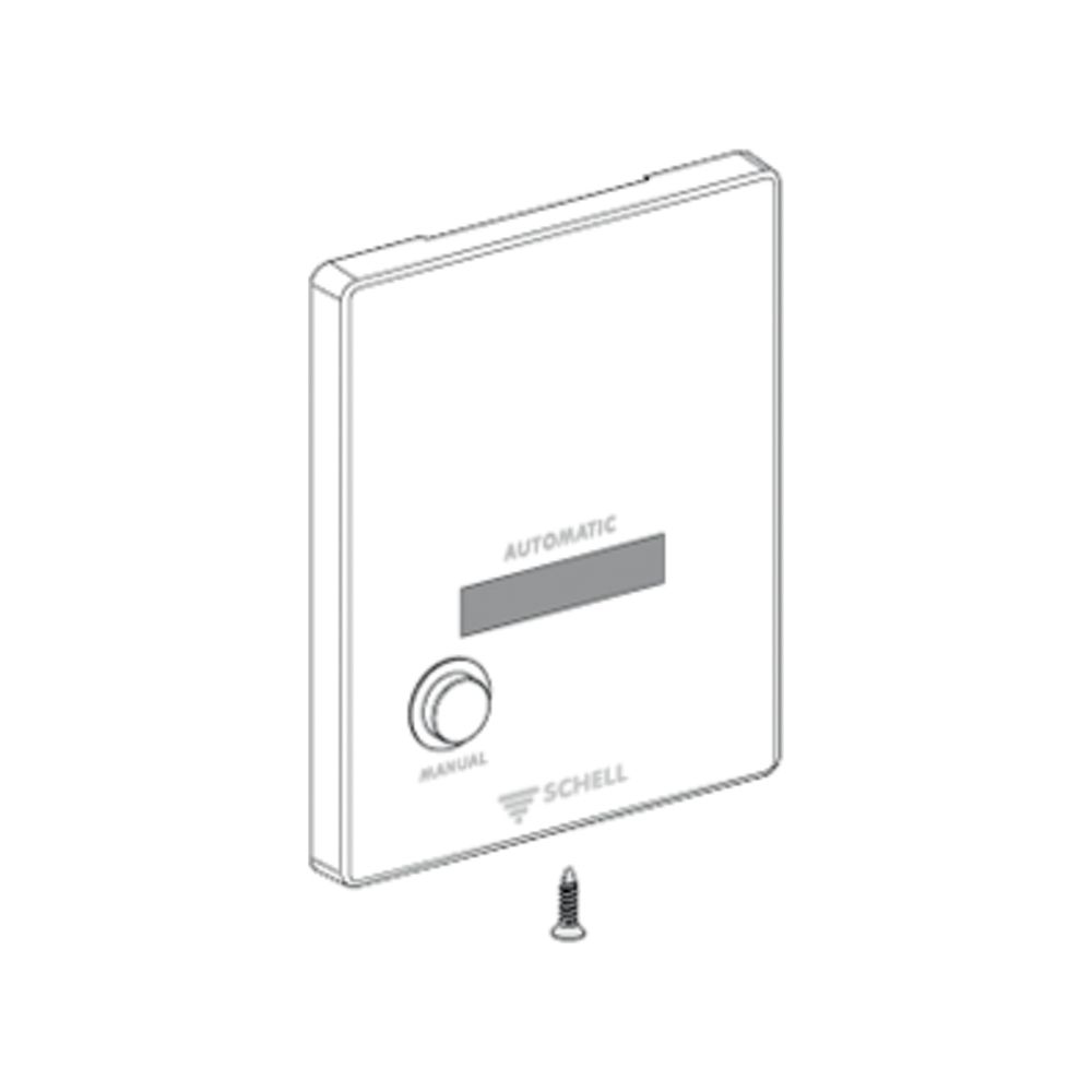 Schell Edition E Manual WC-Frontplatte manuelle Auslösung, Edelstahl... SCHELL-258802899 4021163157260 (Abb. 1)