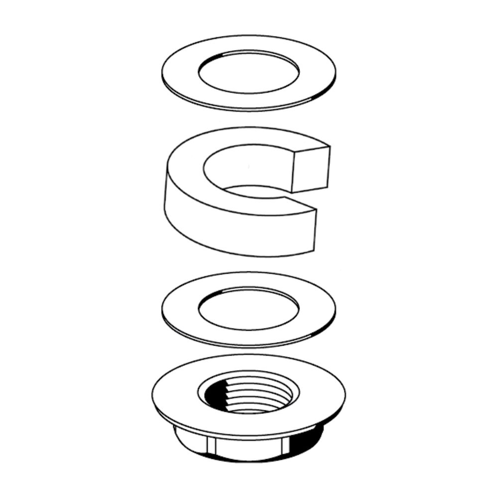 Schell Befestigungsset Petit SC für Waschtischbefestigung, Ausfürung ab 2006... SCHELL-259440099 4021163144680 (Abb. 1)