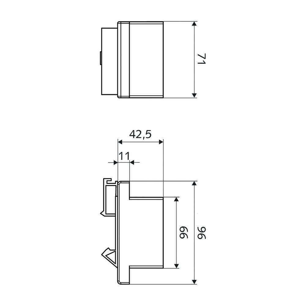 Schell Hutschienen Netzteil CVD-Touch für 1-12 CVD-Touch/IR-Sensor Elektronik, 100 - ... SCHELL-015820099 4021163159165 (Abb. 2)