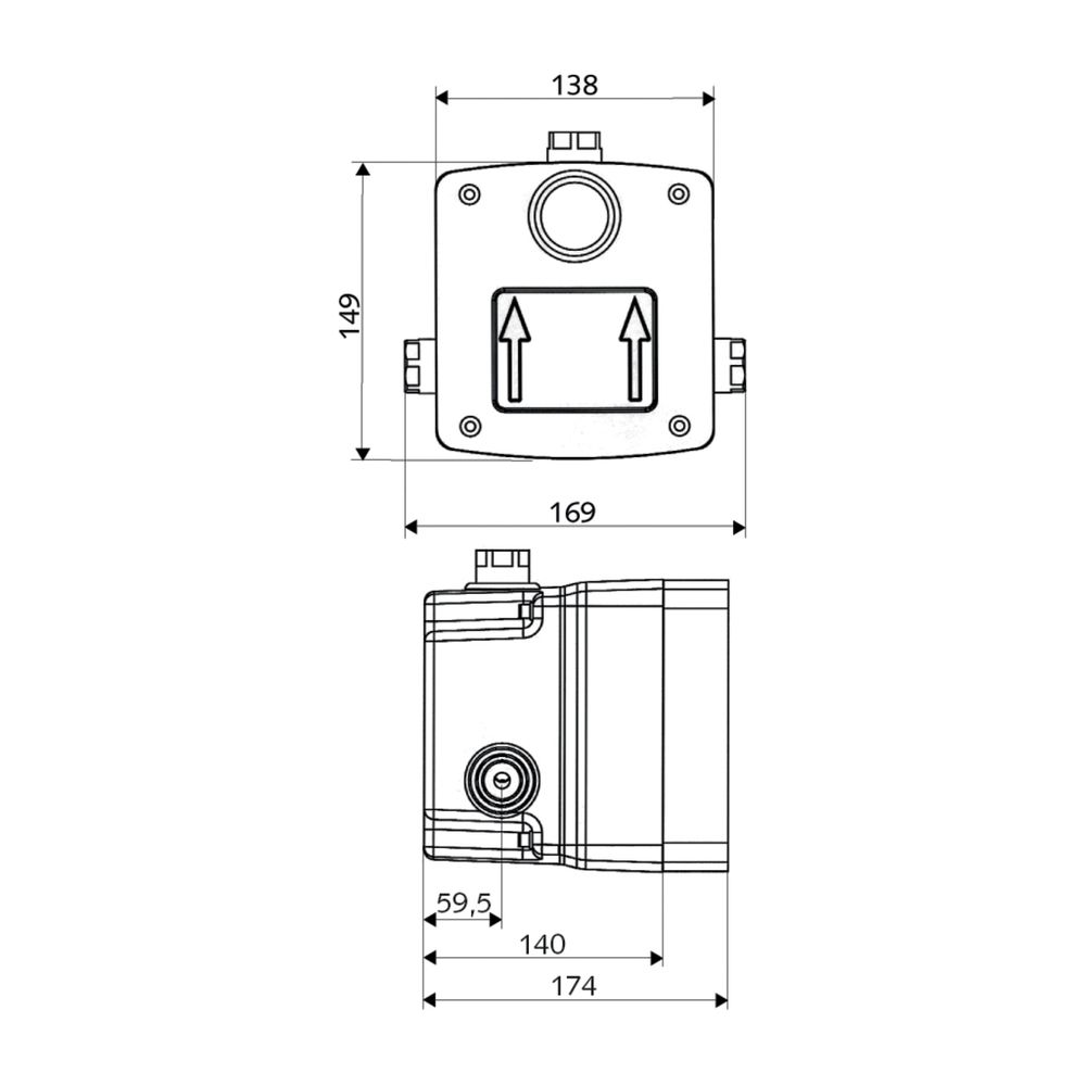 Schell Unterputz Masterbox WBD-E-V Elektronisch, vorgemischtes Wasser... SCHELL-018220099 4021163146592 (Abb. 2)