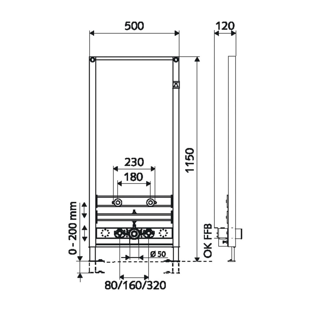 Schell Montus Bidet Modul für wandhängende Bidets... SCHELL-030670099 4021163161755 (Abb. 2)