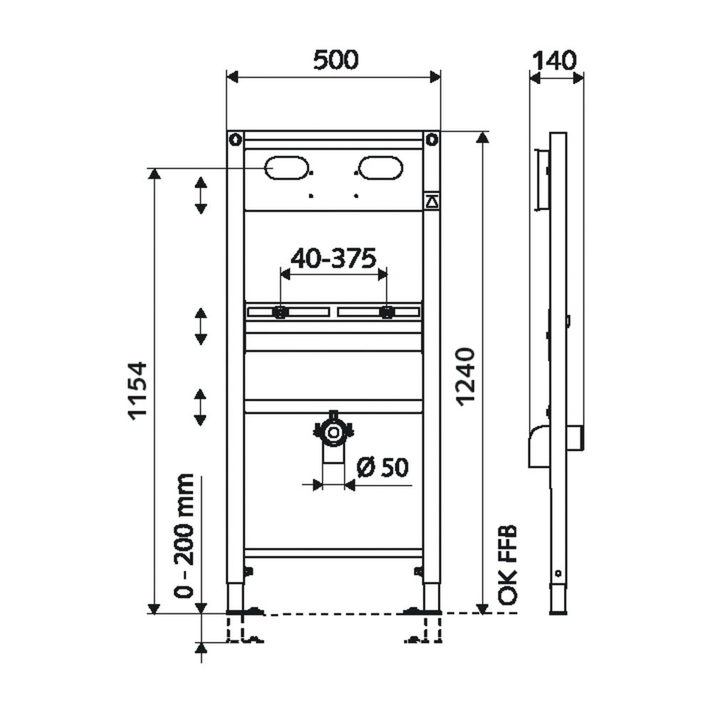 Schell Montus Waschtisch Modul für Waschtisch mit Unterputz Armatur... SCHELL-030880099 4021163162868 (Abb. 2)