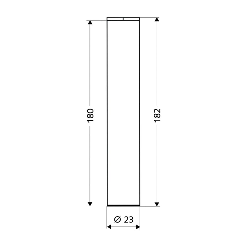 Schell Eckventil Designblende Länge 180mm, 3/8", Chrom... SCHELL-230630699 4021163147773 (Abb. 2)