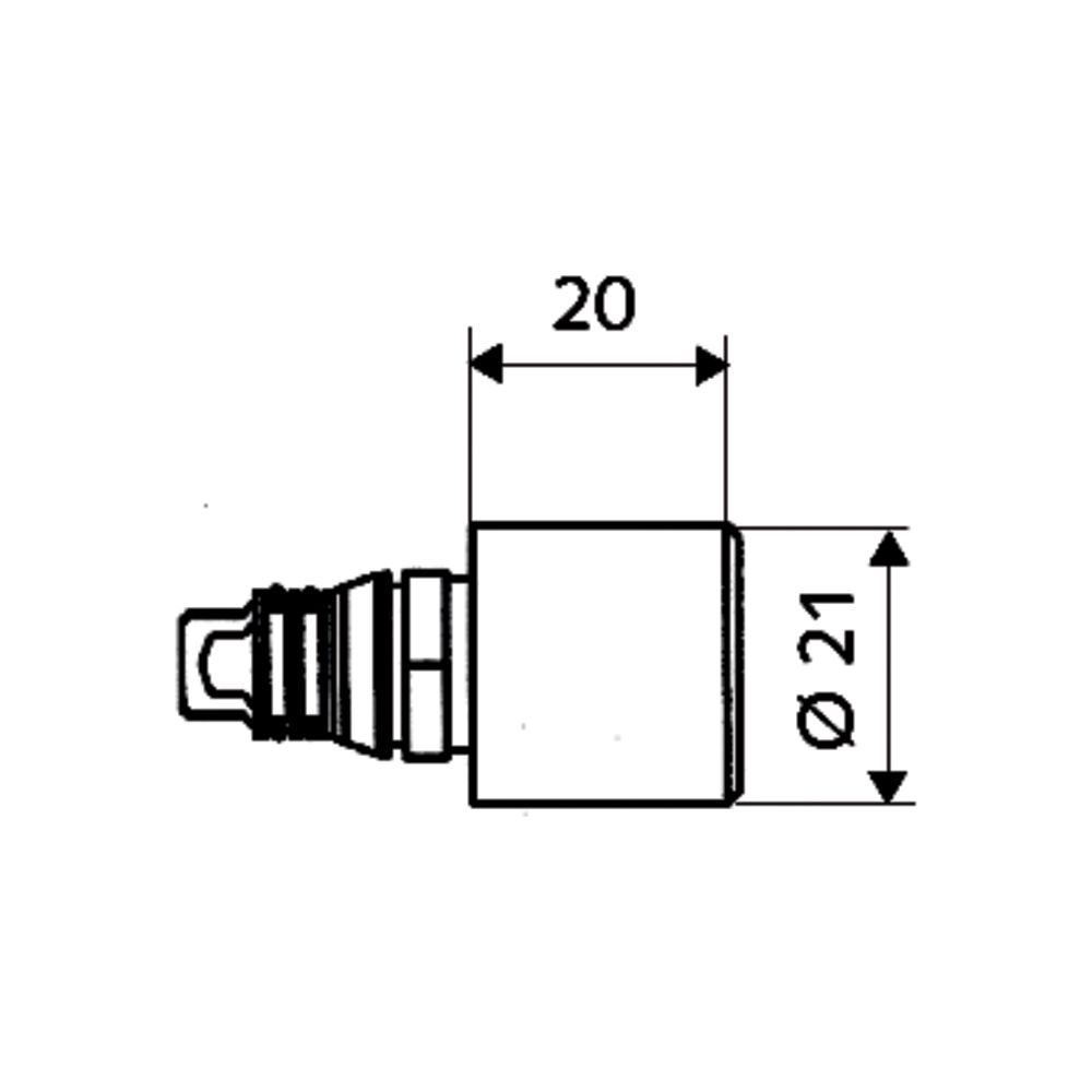 Schell Verlängerung Stecktechnik Quick für EV und Kombinations-EV, 20, Chrom... SCHELL-007040699 4021163135596 (Abb. 2)