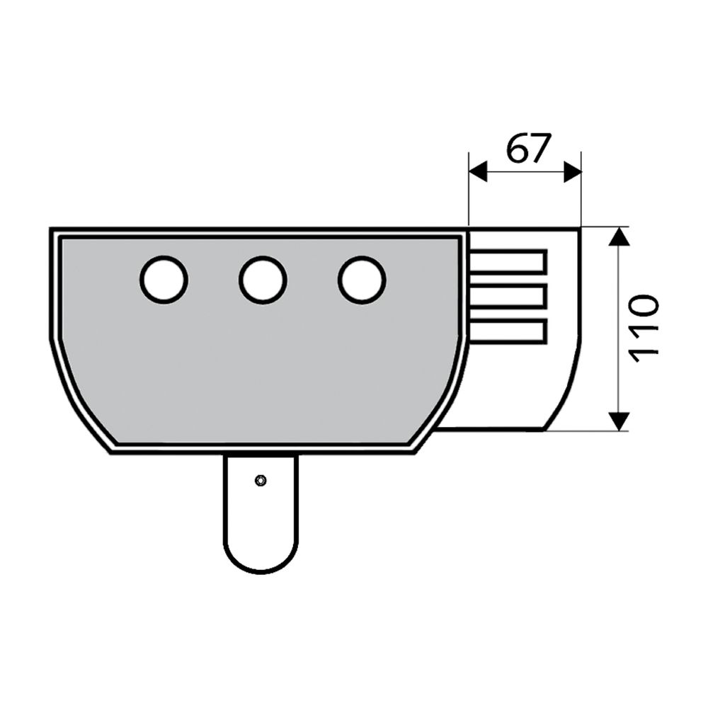 Schell Ablageschale Linus für alle Linus Duschpaneele, Aluminium eloxiertiert... SCHELL-008090899 4021163151701 (Abb. 2)