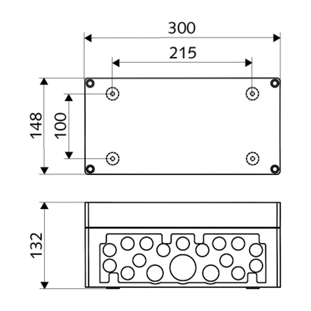 Schell Verteilerkasten 12V für 1-12 Elektronische Armaturen, 100 - 240V 50 - 60Hz... SCHELL-015370099 4021163153347 (Abb. 2)