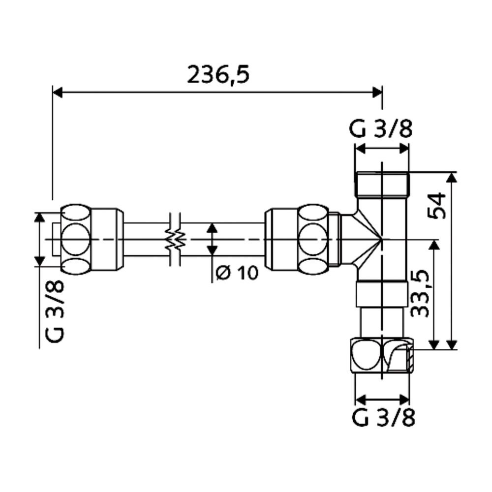 Schell Verrohrungsset EV-Thermostat Starr G 3/8", Chrom... SCHELL-041150699 4021163168693 (Abb. 2)