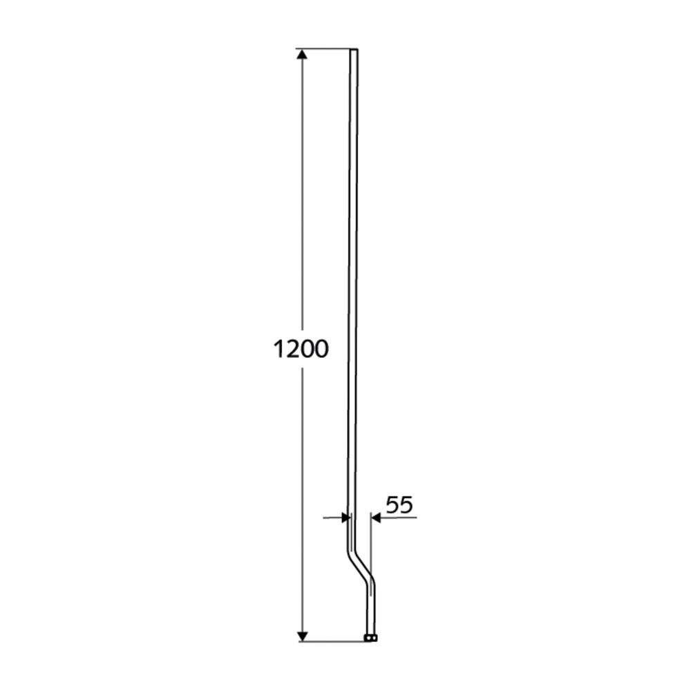 Schell Vitus AP-Rohrset Länge 1212mm, G 1/2" d. 15mm, Chrom... SCHELL-256660699 4021163159332 (Abb. 2)