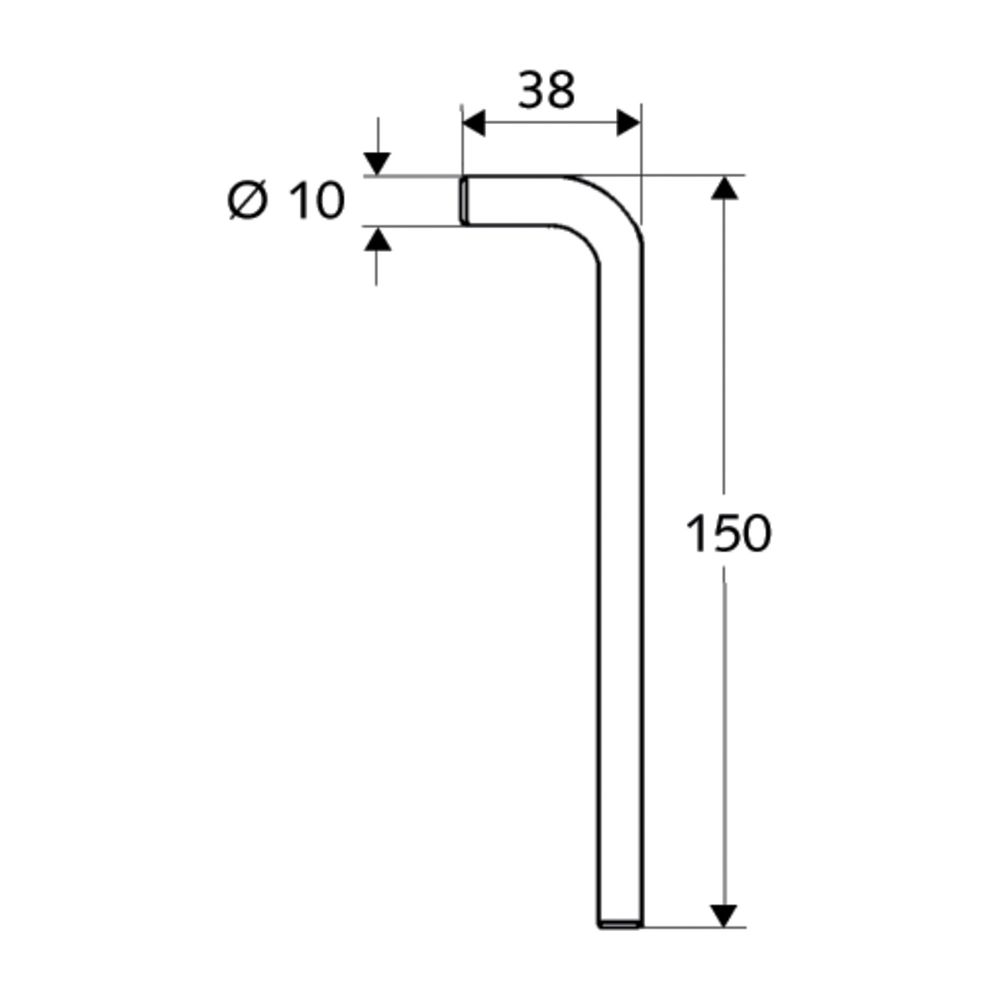 Schell Montageschlüssel für Eckventile, galvanisch verzinkt... SCHELL-782036899 4021163123272 (Abb. 2)