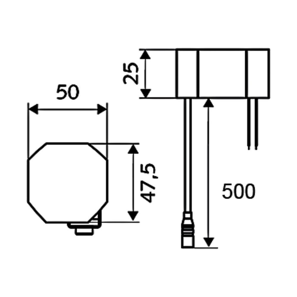 Schell UP-Netzteil für 1-12 CVD-Touch/IR Sensor Elektronik, 100 - 40V 50 - 60Hz... SCHELL-013150099 4021163159158 (Abb. 2)