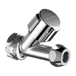 Schell Comfort Schrägsitzventil kurze Bauform Anschluss IG DN 15 G 1/2" Chrom... SCHELL-059110699 4021163108026 (Abb. 1)