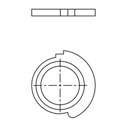 Schell Arretierscheibe Thermostatknopf Anschlag Verbrühschutz / maximal Temperatur... SCHELL-776730099 4021163158540 (Abb. 1)