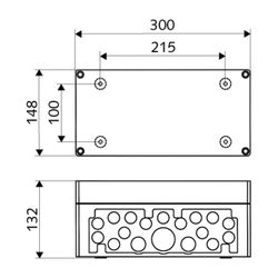 Schell Elektro Verteilerkasten für 1-12 CVD-Touch/IR Sensor Elektronik, 100 - 40V 50 ... SCHELL-015830099 4021163159172 (Abb. 1)