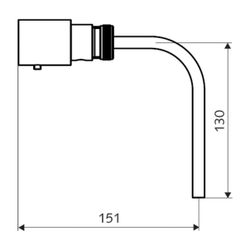 Schell Probenahmeventil Basic für Duschkopf, Messing... SCHELL-018160099 4021163157758 (Abb. 1)