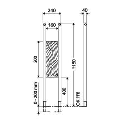 Schell Montus Traglasten-Modul für wandhängende Sanitärgegenstände... SCHELL-030630099 4021163161724 (Abb. 1)