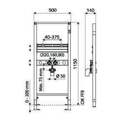 Schell Montus Waschtisch Modul für Waschtische mit Einlocharmaturen... SCHELL-030740099 4021163161953 (Abb. 1)