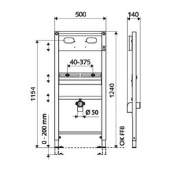 Schell Montus Waschtisch Modul für Waschtisch mit Unterputz Armatur... SCHELL-030880099 4021163162868 (Abb. 1)