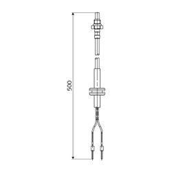 Schell Temperatur-Fühler PT1000 Walis E... SCHELL-005550099 4021163166651 (Abb. 1)