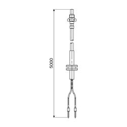 Schell Temperatur-Fühler PT1000 für Spülkasten Montus Flow, Länge 5000mm... SCHELL-005620099 4021163169362 (Abb. 1)