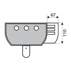 Schell Ablageschale Linus für alle Linus Duschpaneele, Aluminium eloxiertiert... SCHELL-008090899 4021163151701 (Abb. 1)