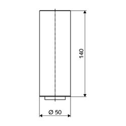 Schell Celis E Standrohrverlängerung Verlängerung 140mm, Durchfluss 5l/m, Chrom... SCHELL-012710699 4021163158205 (Abb. 1)