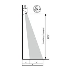 Schell Duschkopf Comfort Flex Neigungswinkel 12-32 verstellbar, Chrom... SCHELL-018210699 4021163168648 (Abb. 1)