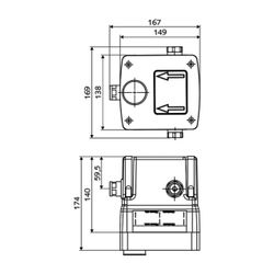 Schell Unterputz Masterbox WBW-E-M Infrarot Mischwasser... SCHELL-019460099 4021163164497 (Abb. 1)