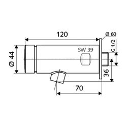 Schell Petit SC HD-K Aufputz Waschtischarmatur Hochdruck Kaltwasser, Vorabsperrung, C... SCHELL-021470699 4021163159325 (Abb. 1)