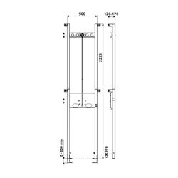 Schell Montus Dusche-Modul für Ständerwand- oder Vorwand-Montage... SCHELL-030910099 4021163162851 (Abb. 1)