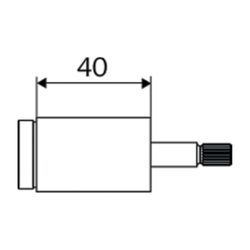 Schell Verlängerungsset für Unterputzventile Verlängerung 40mm... SCHELL-222400099 4021163163469 (Abb. 1)