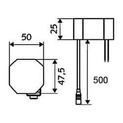 Schell UP-Netzteil für 1-12 CVD-Touch/IR Sensor Elektronik, 100 - 40V 50 - 60Hz... SCHELL-013150099 4021163159158 (Abb. 1)