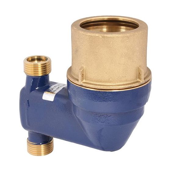 Schlösser Patronenzähler Bauart MPZS, mit Steigrohr, bis 30 Grad C, Dauerdurchfluss Q3 4m3/h, 3/4