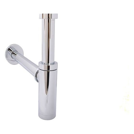 Schlösser Siphon de Luxe, in massiver Ausführung, mit gegossener Tasse