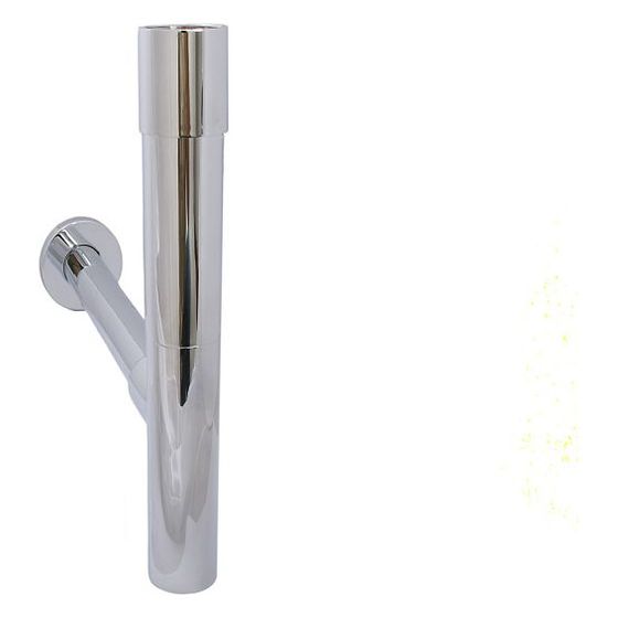 Schlösser Siphon Stylist de Luxe, in massiver Ausführung, mit gegossener Tasse und Tauchrohrabdeckung