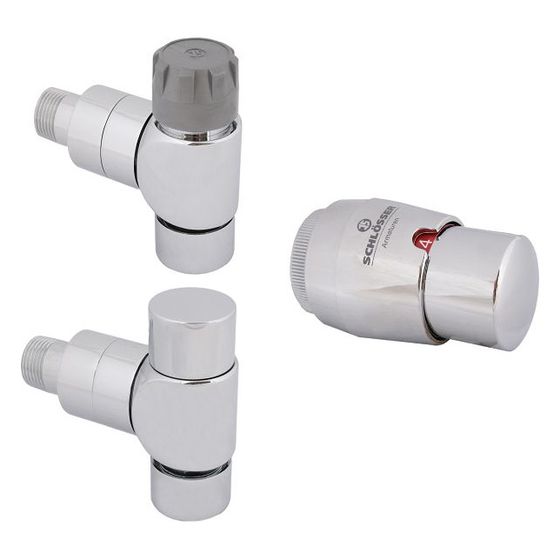 Schlösser Style-Tec-Set, Eckform, DN 15, 1/2